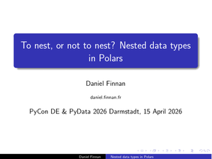 First page of Slides