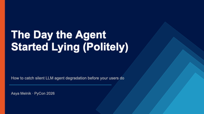 First page of presentation