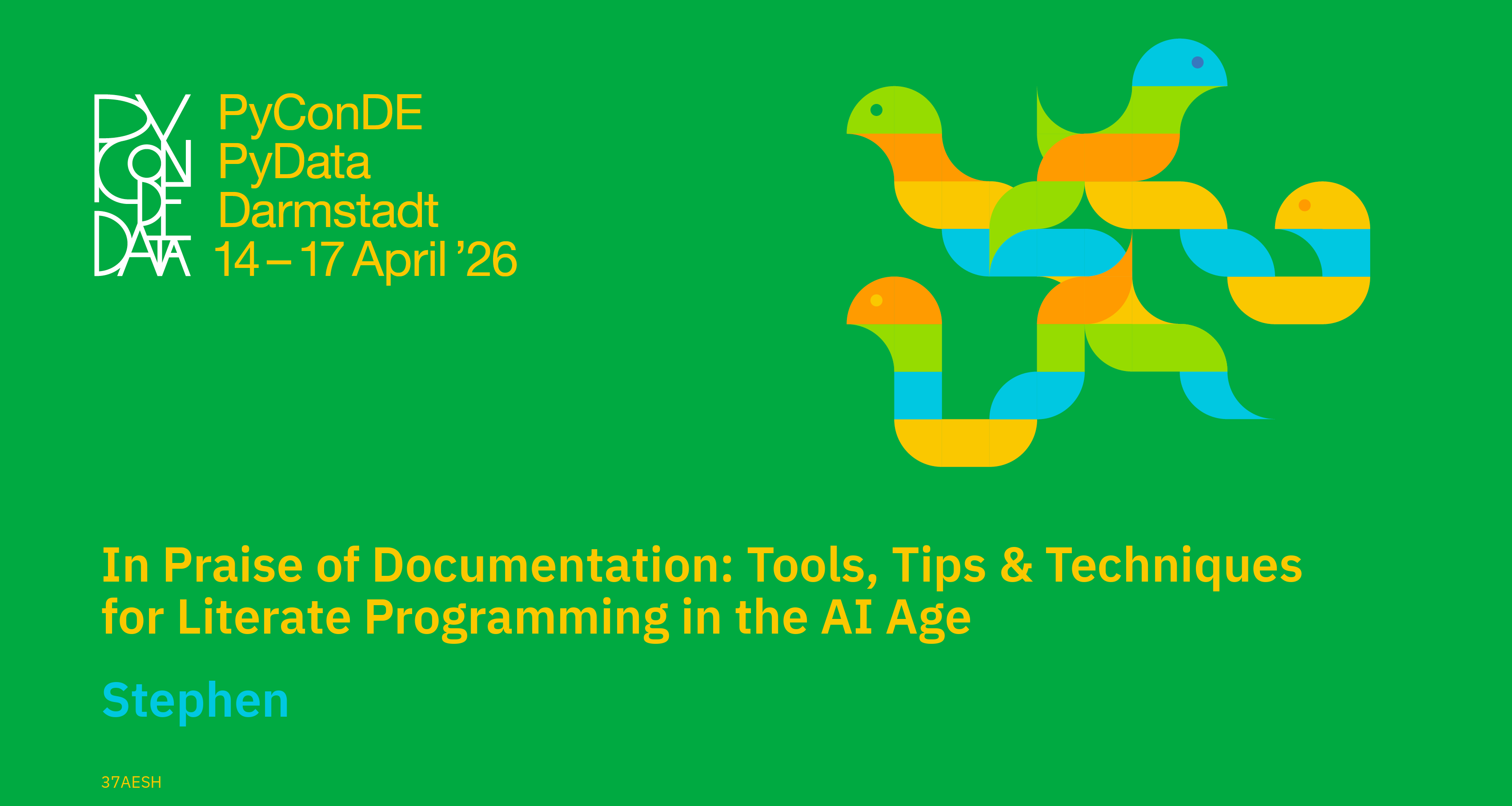 Social card for talk: In Praise of Documentation: Tools, Tips & Techniques for Literate Programming in the AI Age
