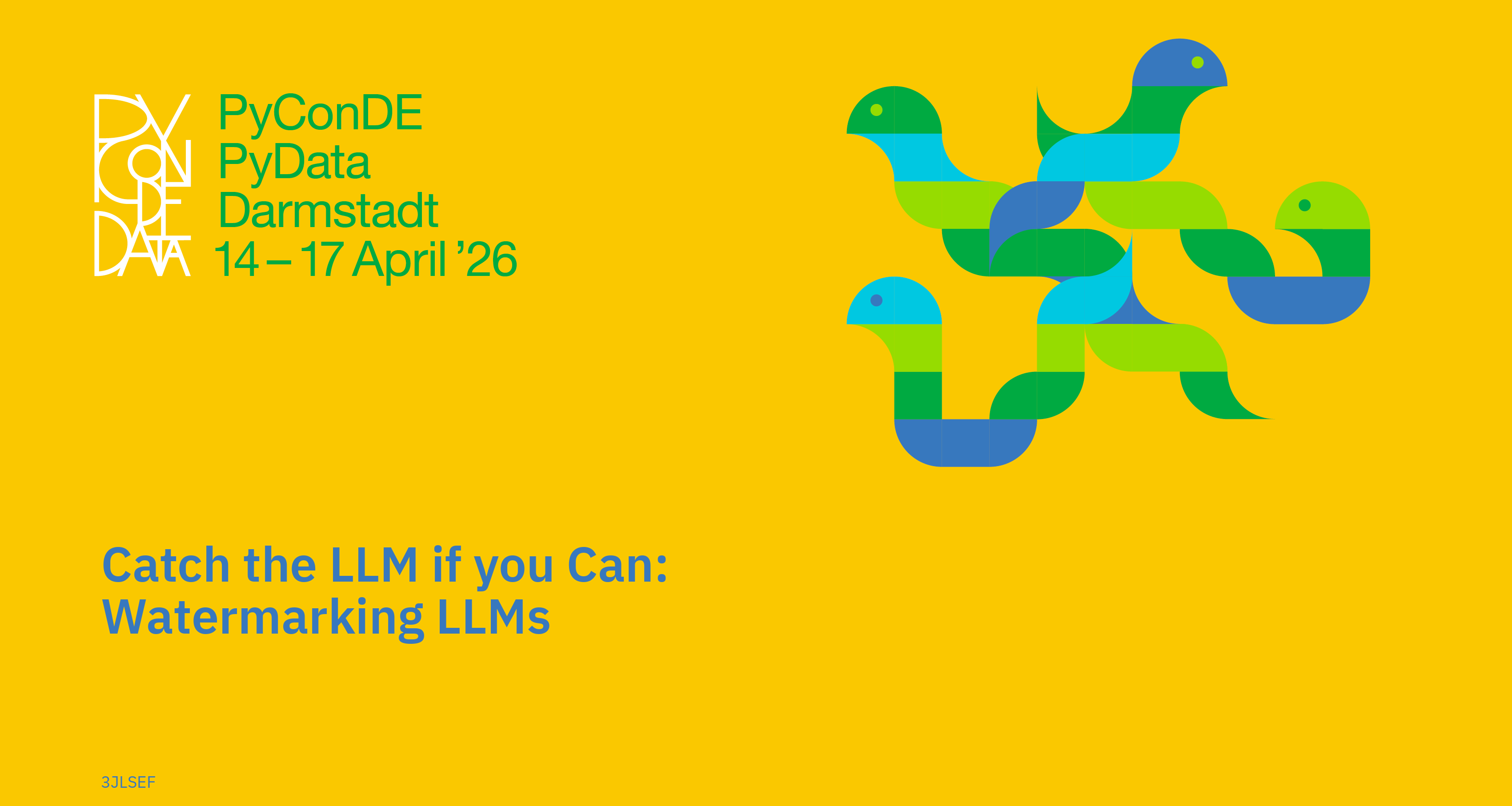 Social card for talk: Catch the LLM if you Can: Watermarking LLMs