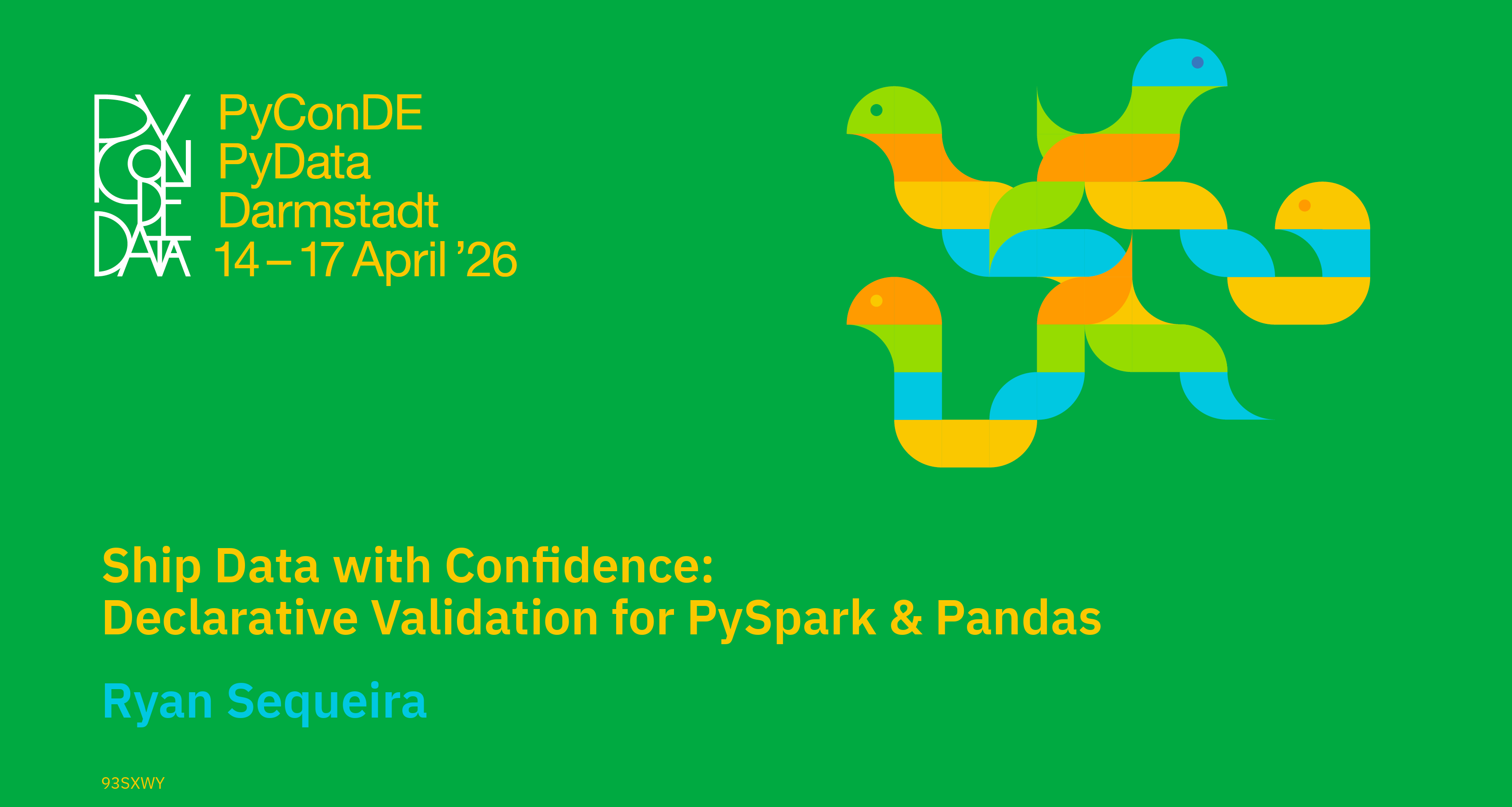 Social card for talk: Ship Data with Confidence: Declarative Validation for PySpark & Pandas