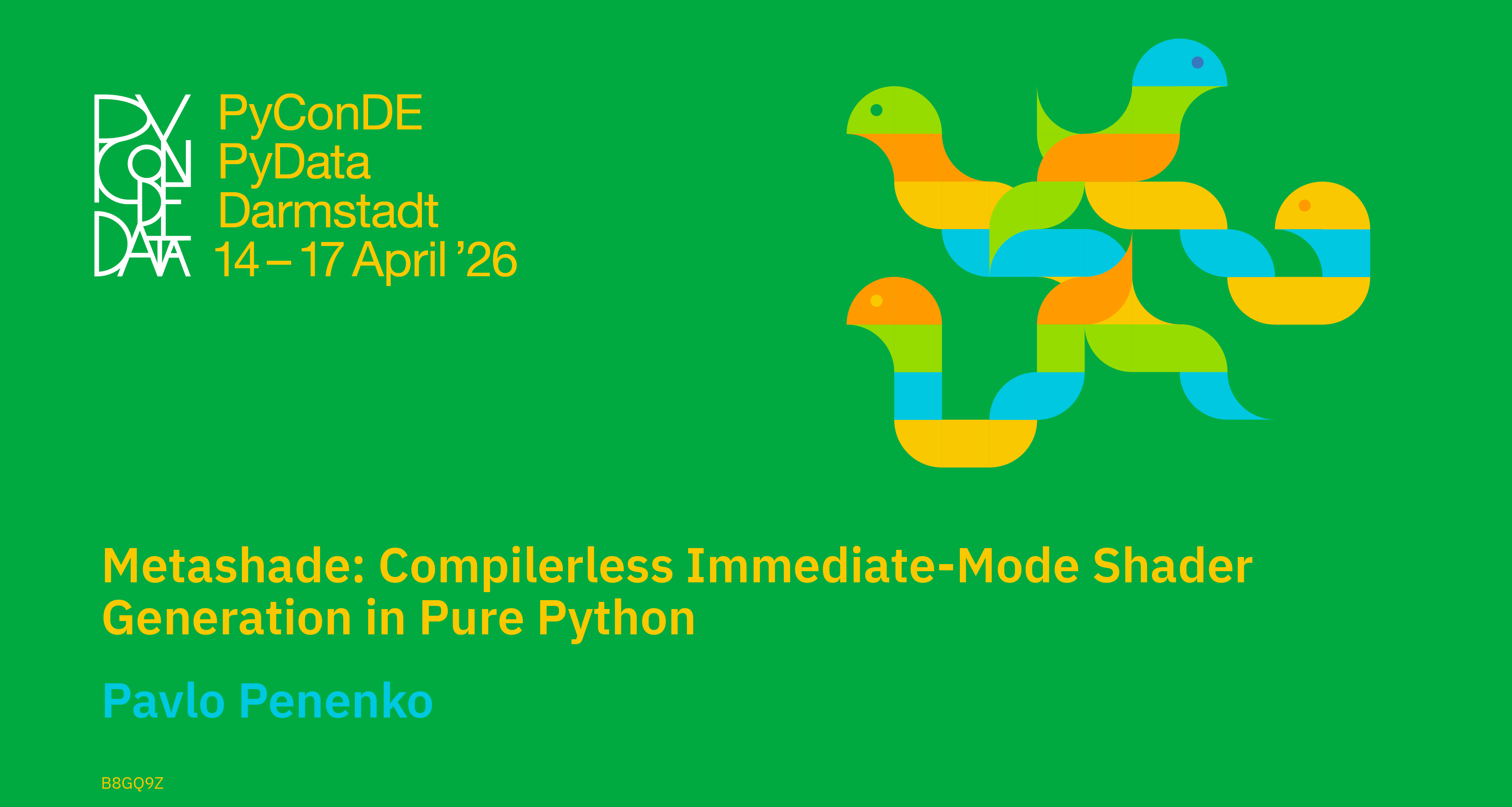 Social card for talk: Metashade: Compilerless Immediate-Mode Shader Generation in Pure Python