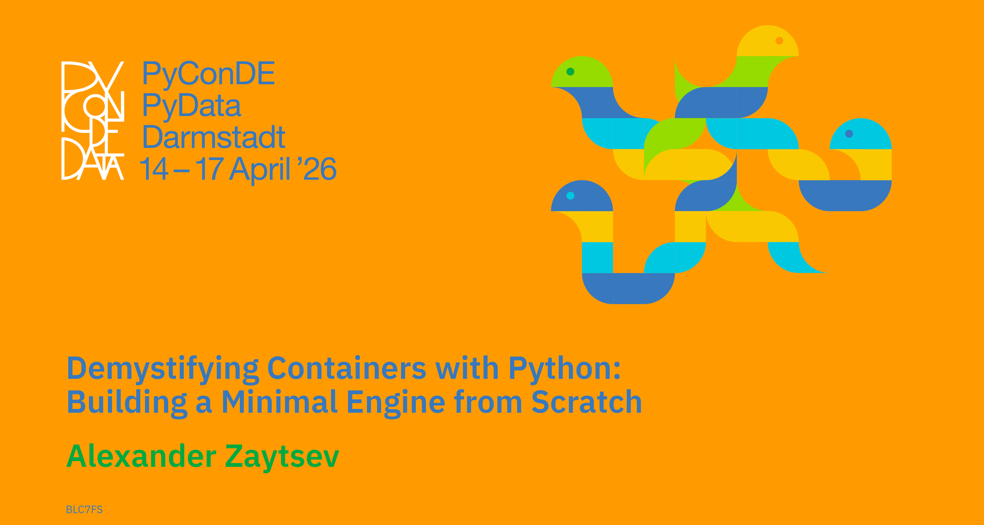 Social card for talk: Demystifying Containers with Python: Building a Minimal Engine from Scratch