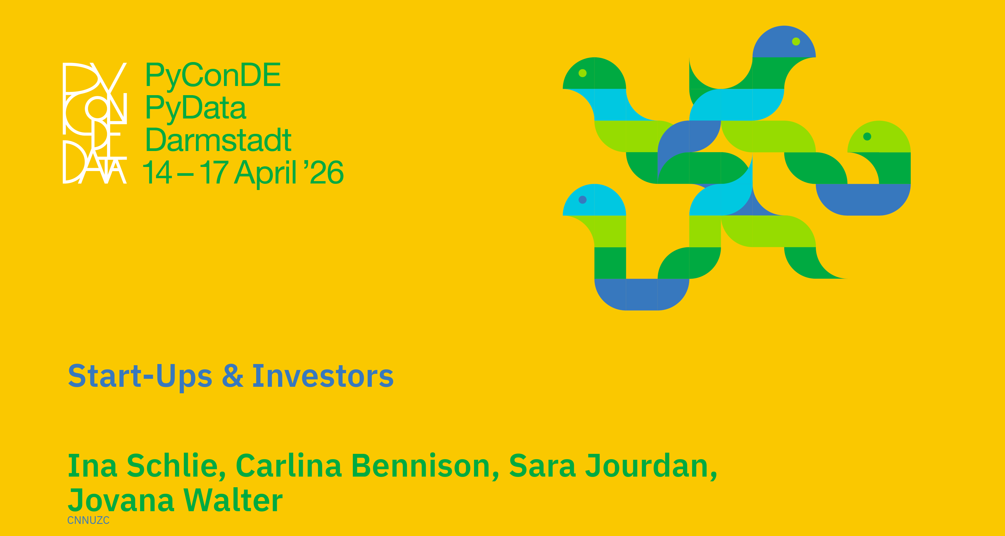 Social card for talk: Start-Ups & Investors