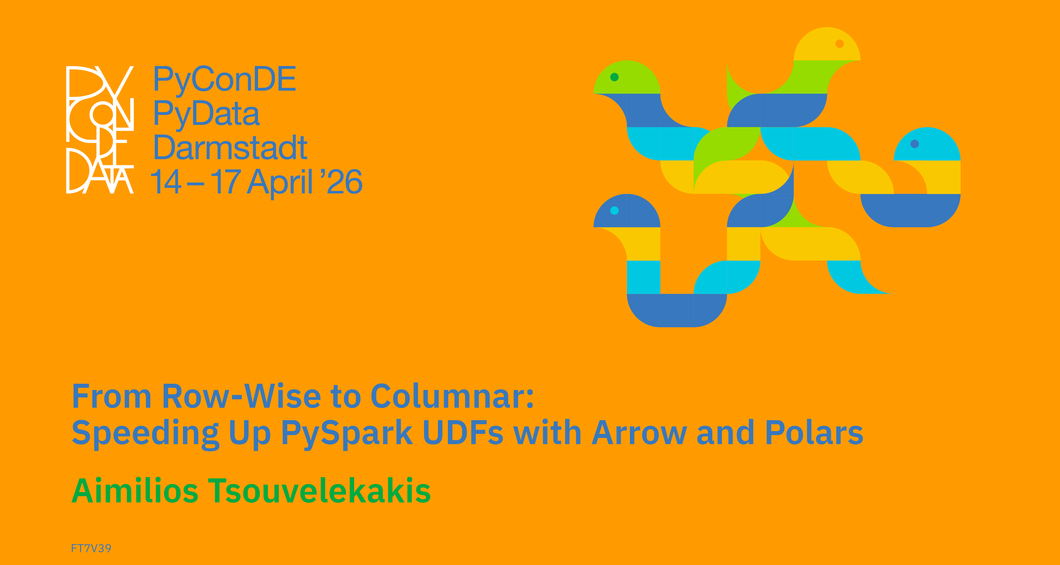 Social card for talk: From Row-Wise to Columnar: Speeding Up PySpark UDFs with Arrow and Polars