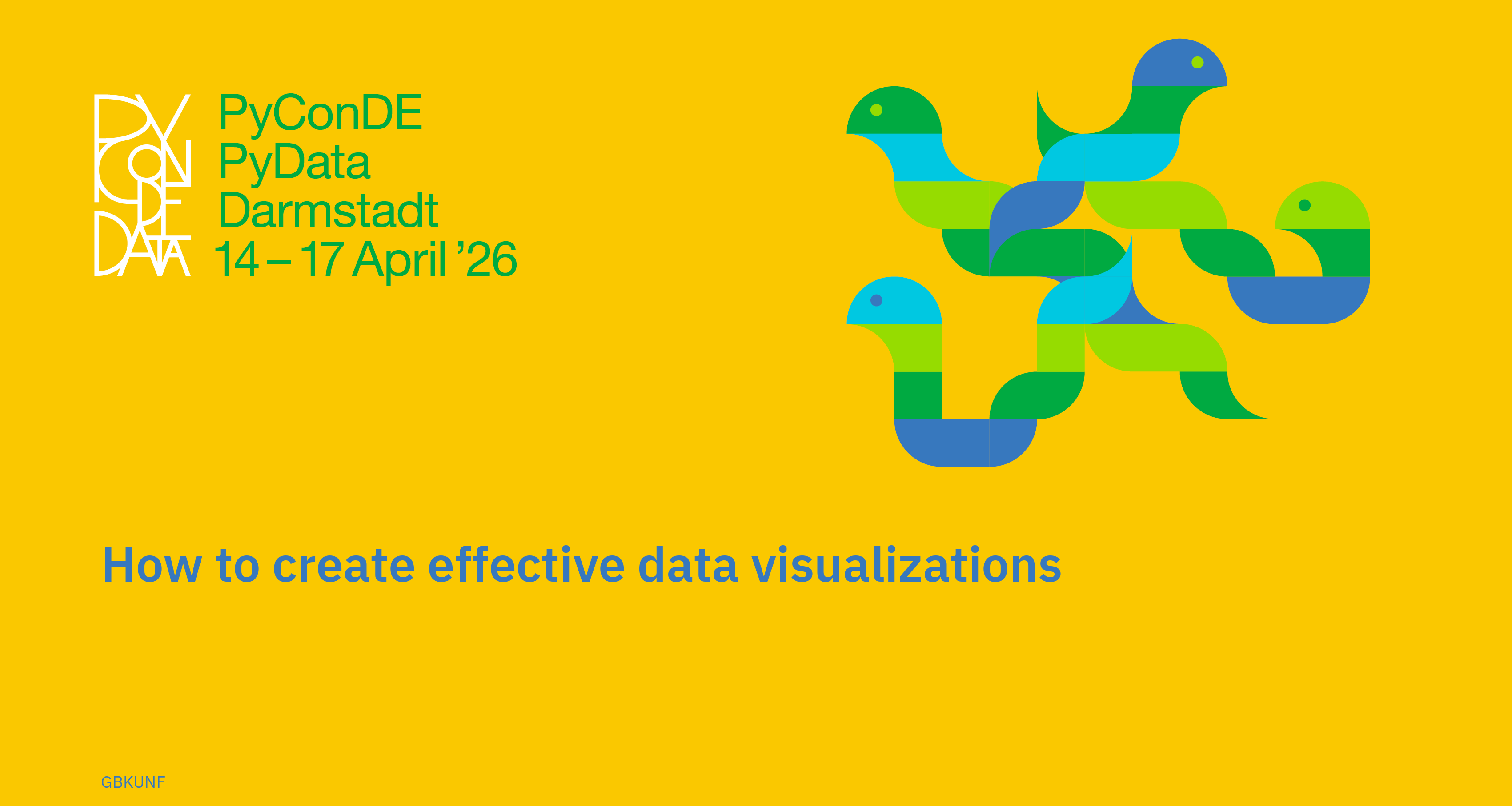 Social card for talk: How to create effective data visualizations