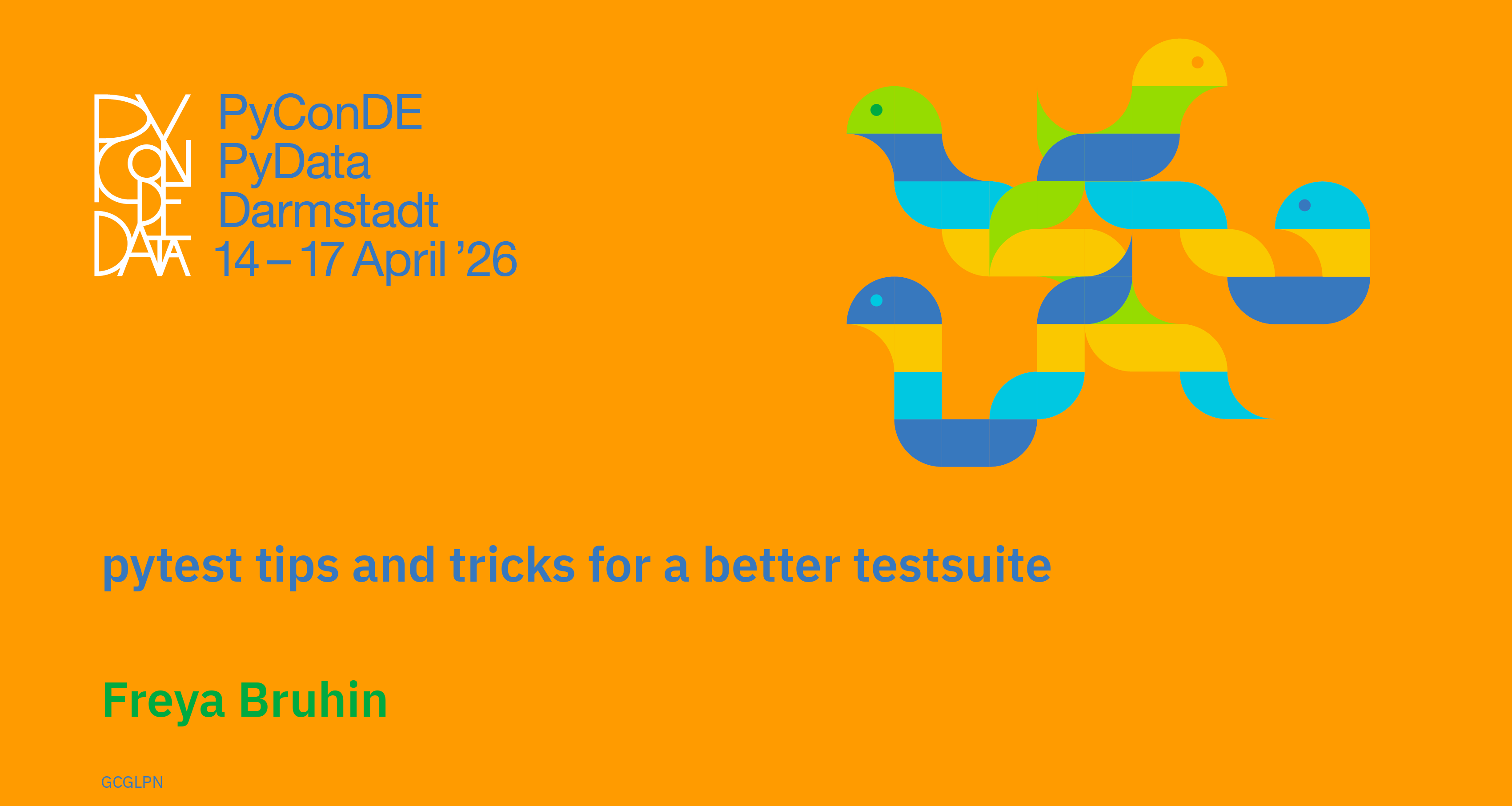 Social card for talk: pytest tips and tricks for a better testsuite