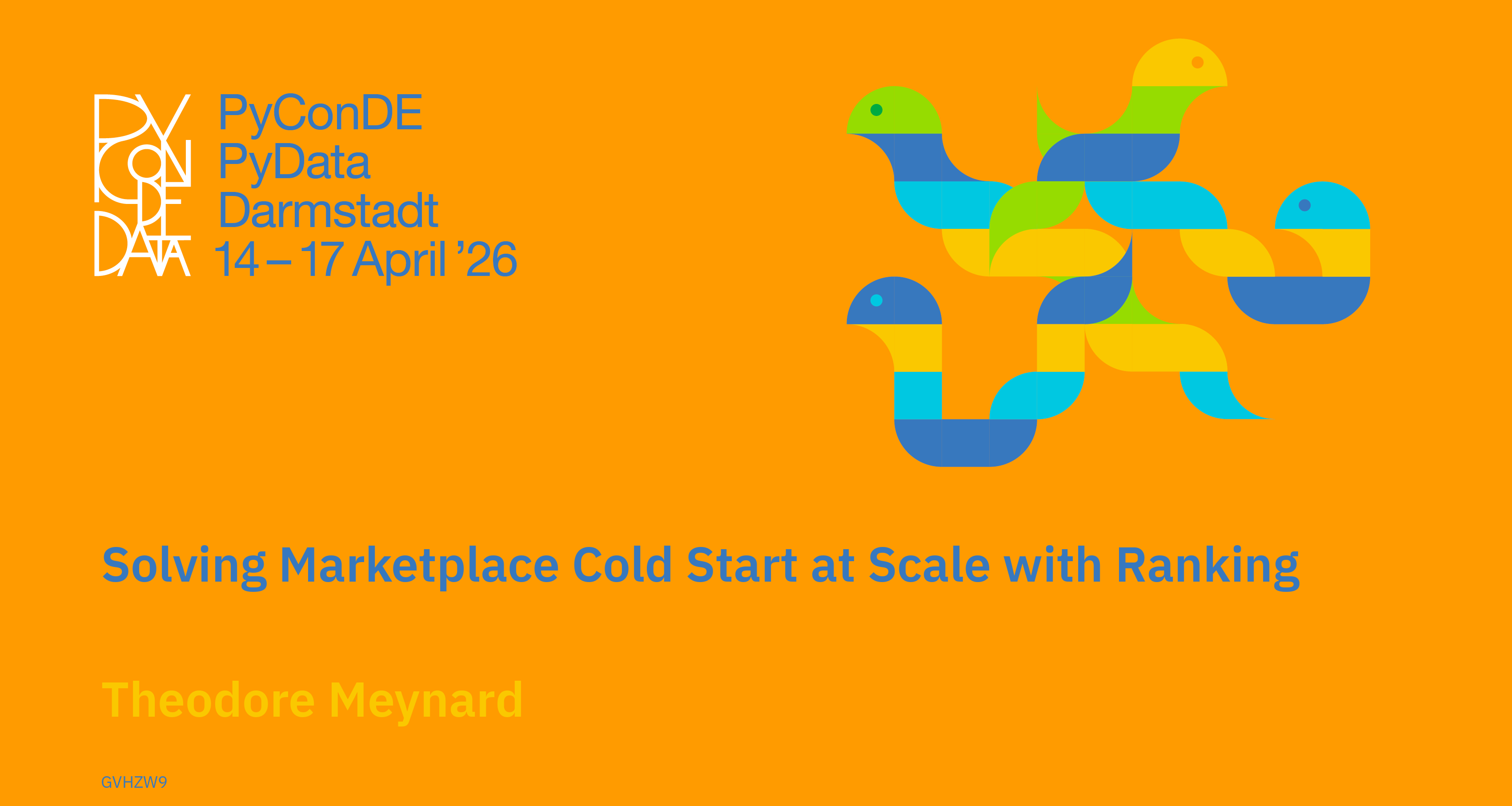 Social card for talk: Solving Marketplace Cold Start at Scale with Ranking