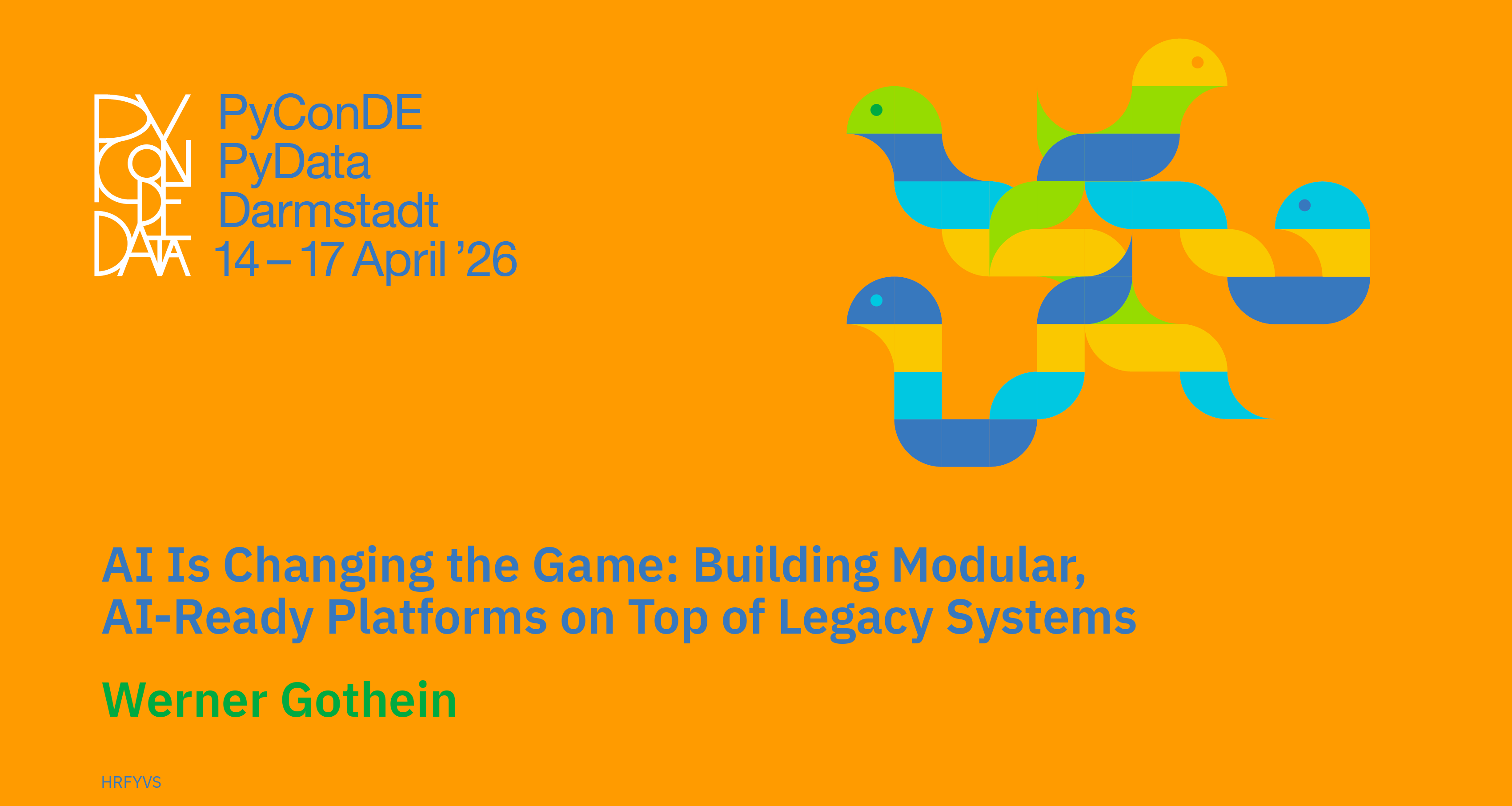 Social card for talk: AI Is Changing the Game: Building Modular, AI-Ready Platforms on Top of Legacy Systems