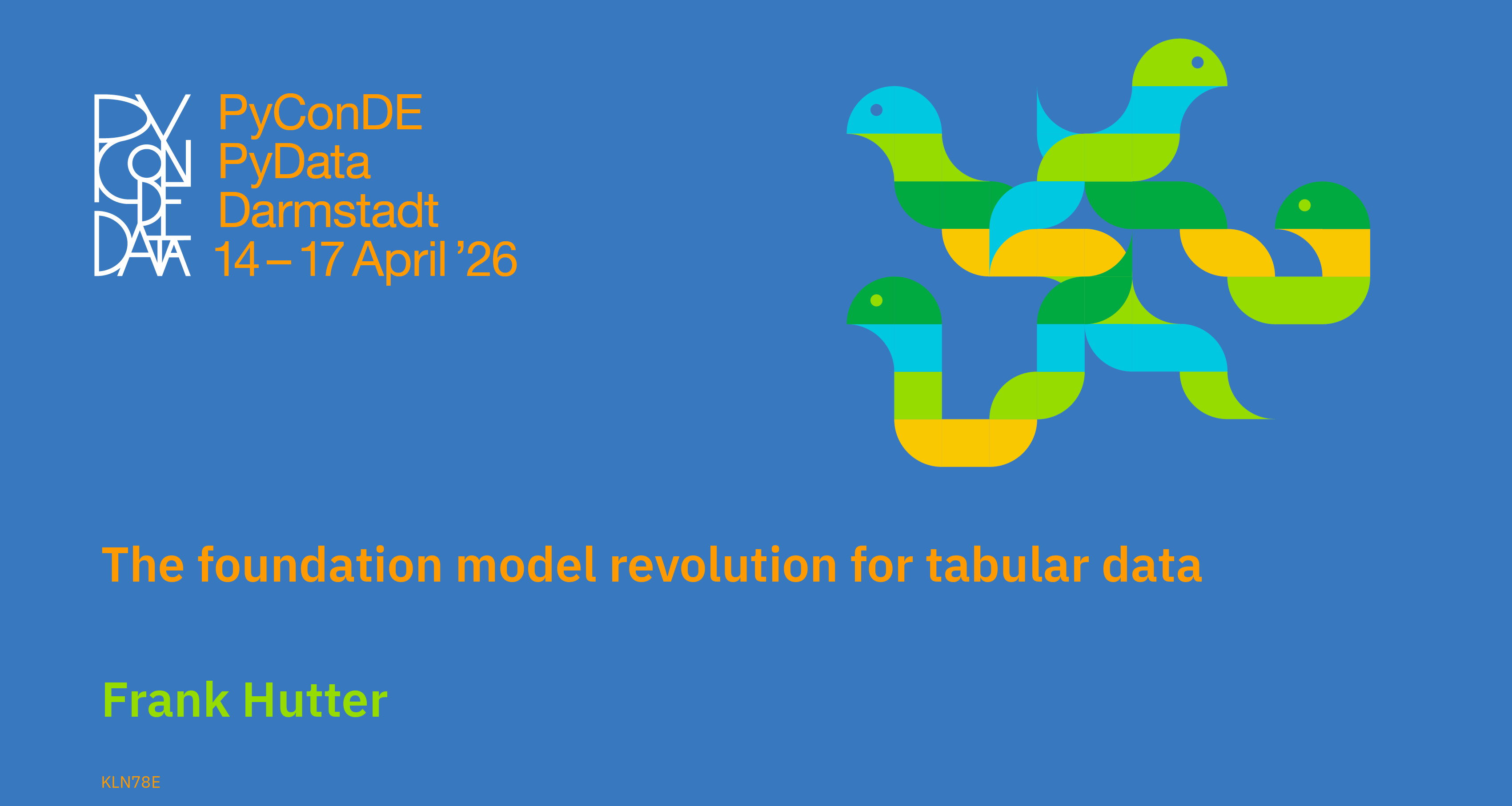 Social card for talk: The foundation model revolution for tabular data