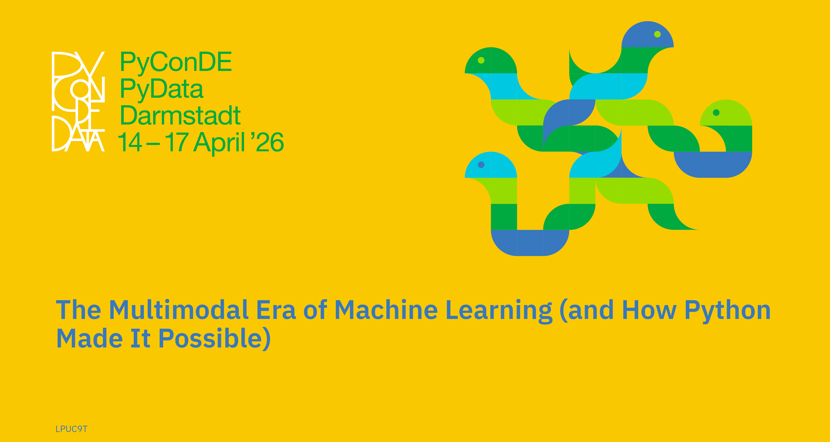Social card for talk: The Multimodal Era of Machine Learning (and How Python Made It Possible)