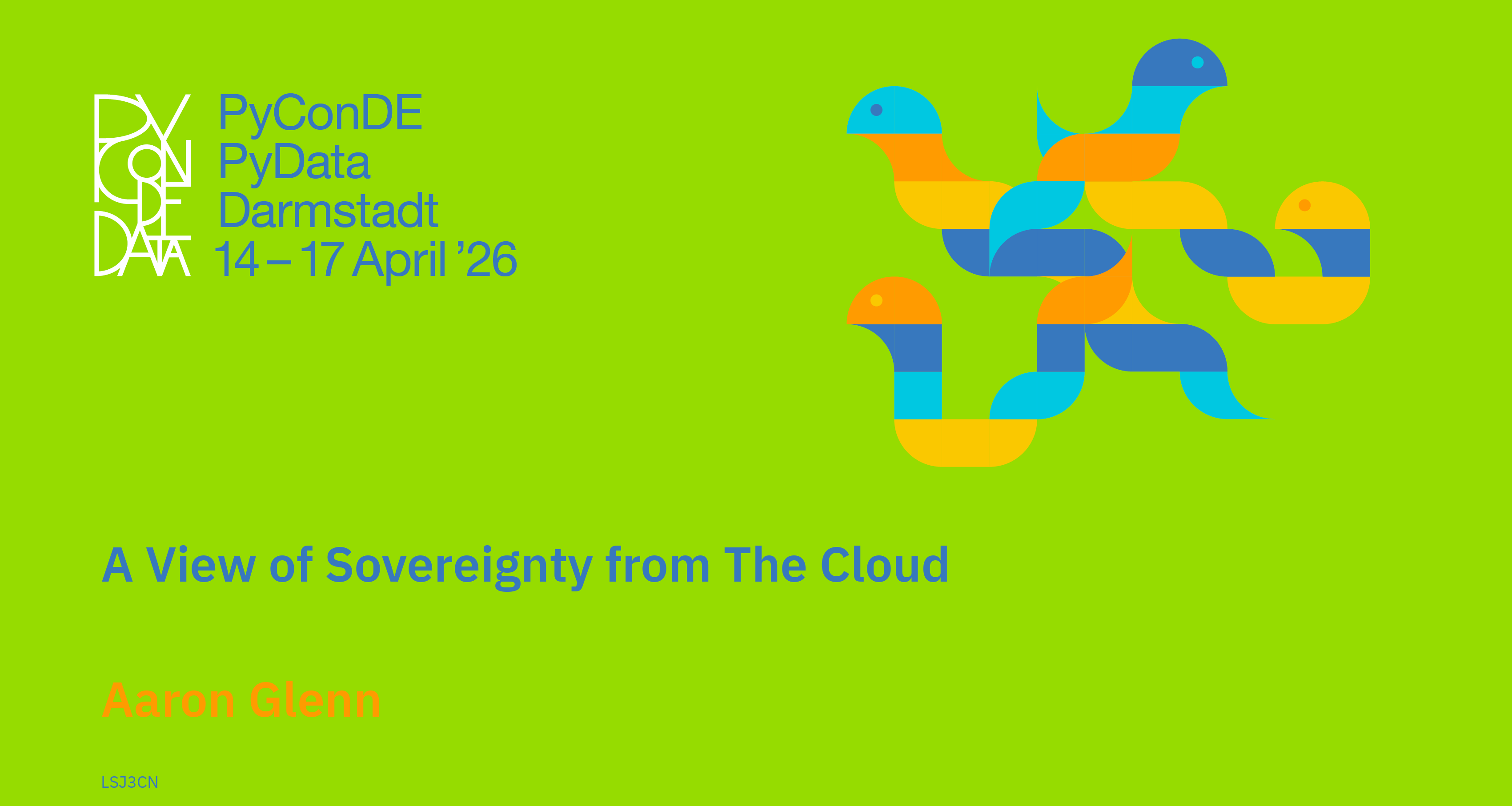 Social card for talk: A View of Sovereignty from The Cloud