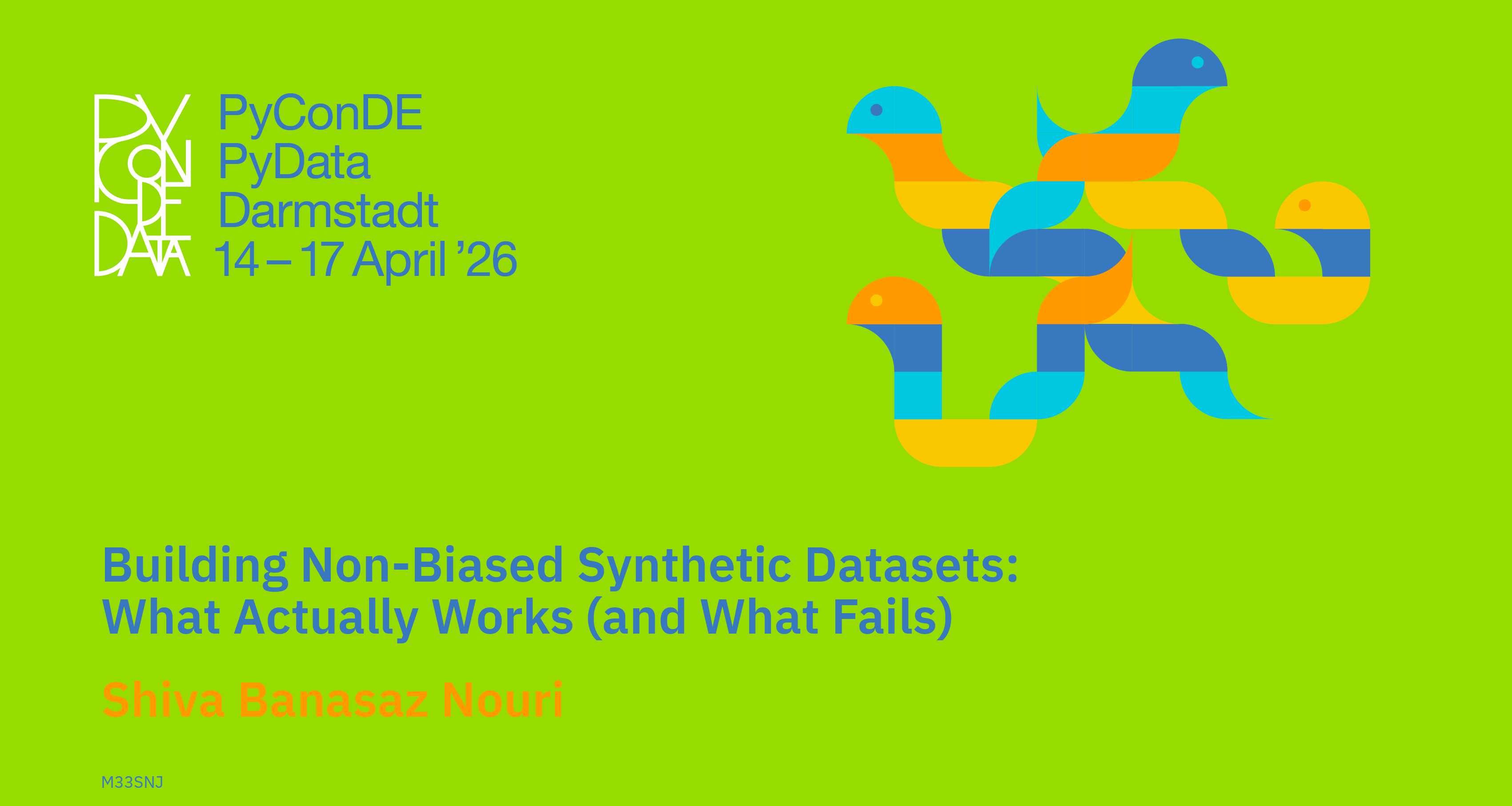 Social card for talk: Building Non-Biased Synthetic Datasets: What Actually Works (and What Fails)