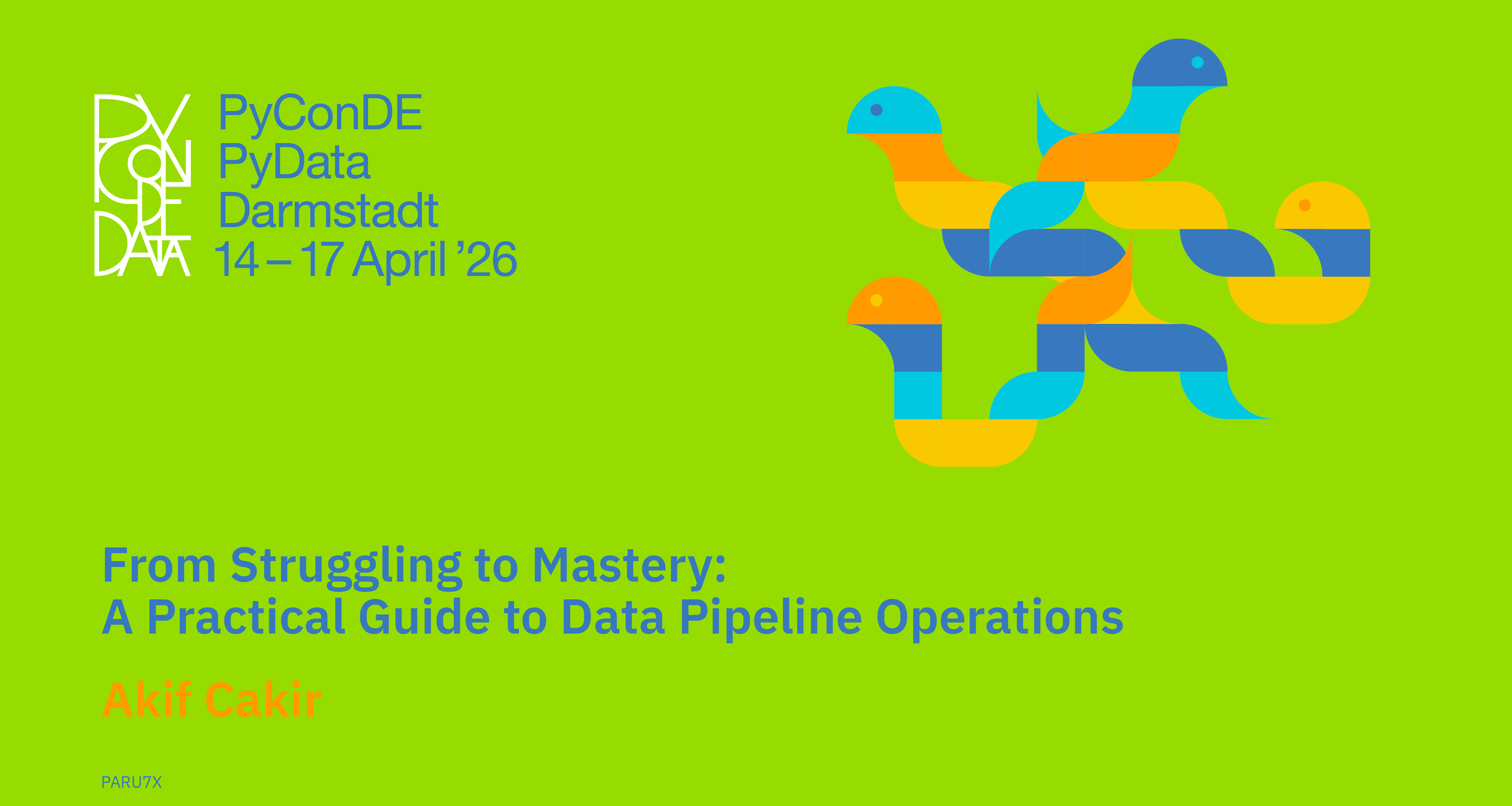 Social card for talk: From Struggling to Mastery: A Practical Guide to Data Pipeline Operations