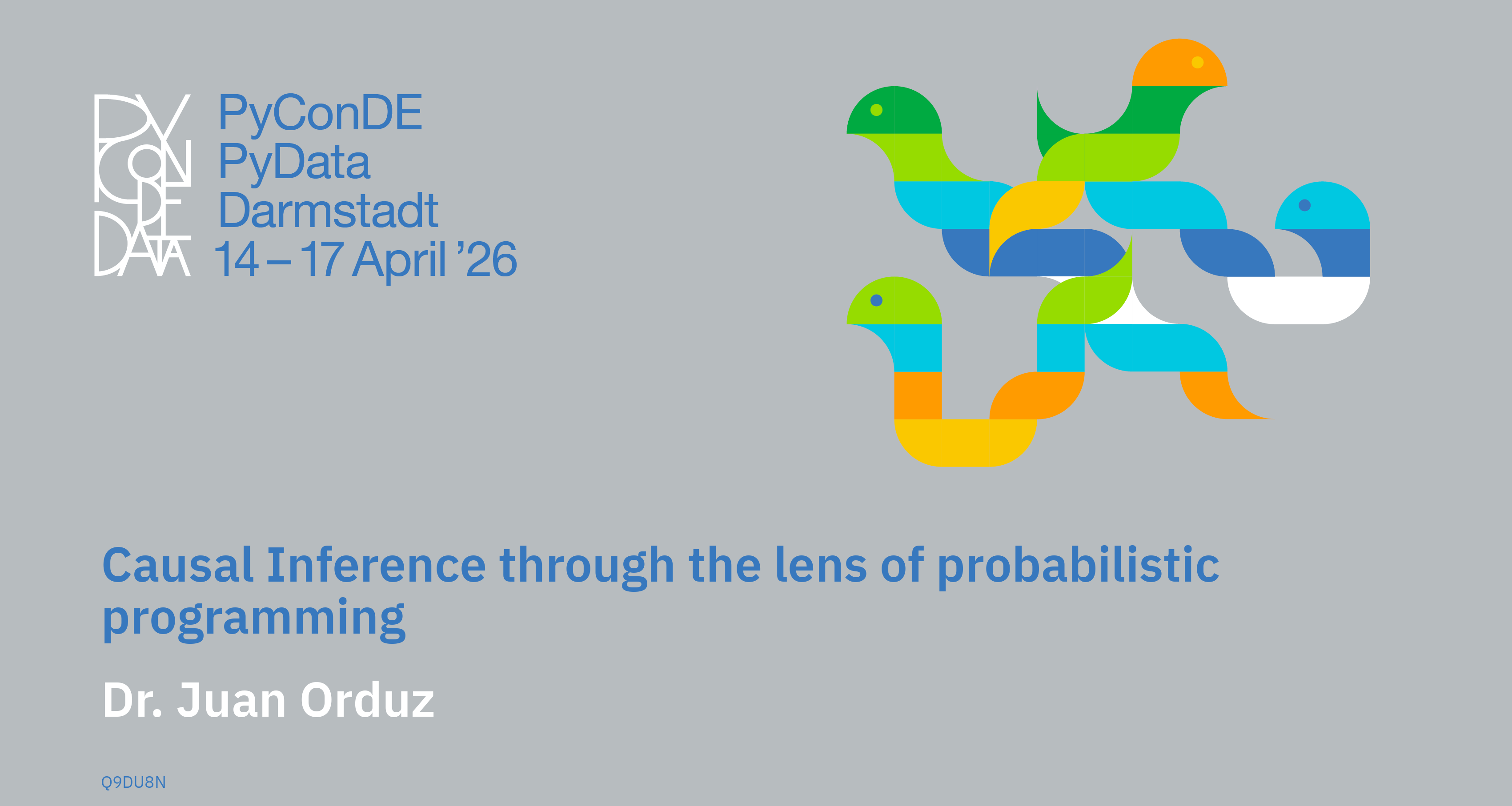 Social card for talk: Causal Inference through the lens of probabilistic programming