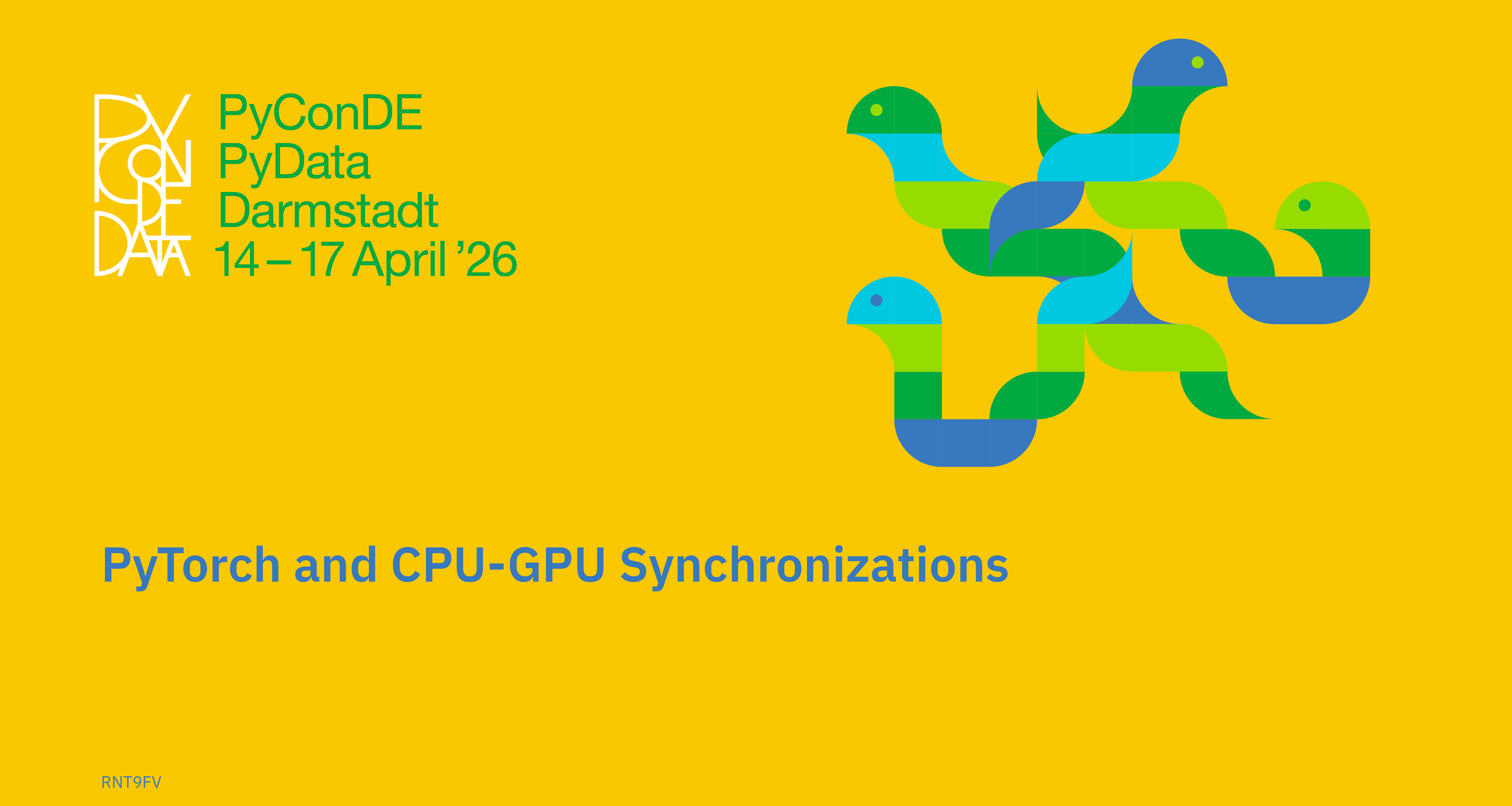 Social card for talk: PyTorch and CPU-GPU Synchronizations