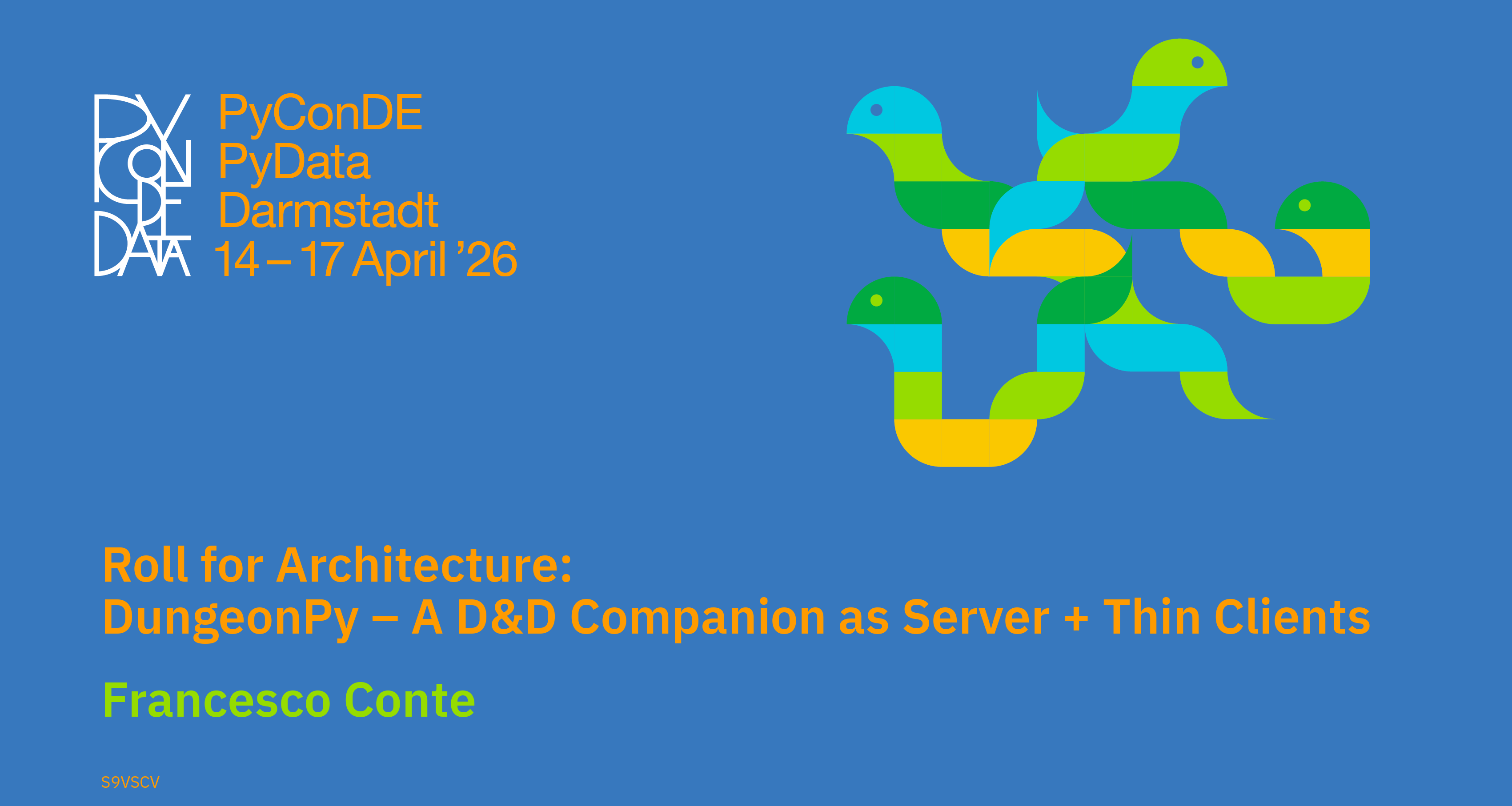 Social card for talk: Roll for Architecture: DungeonPy – A D&D Companion as Server + Thin Clients
