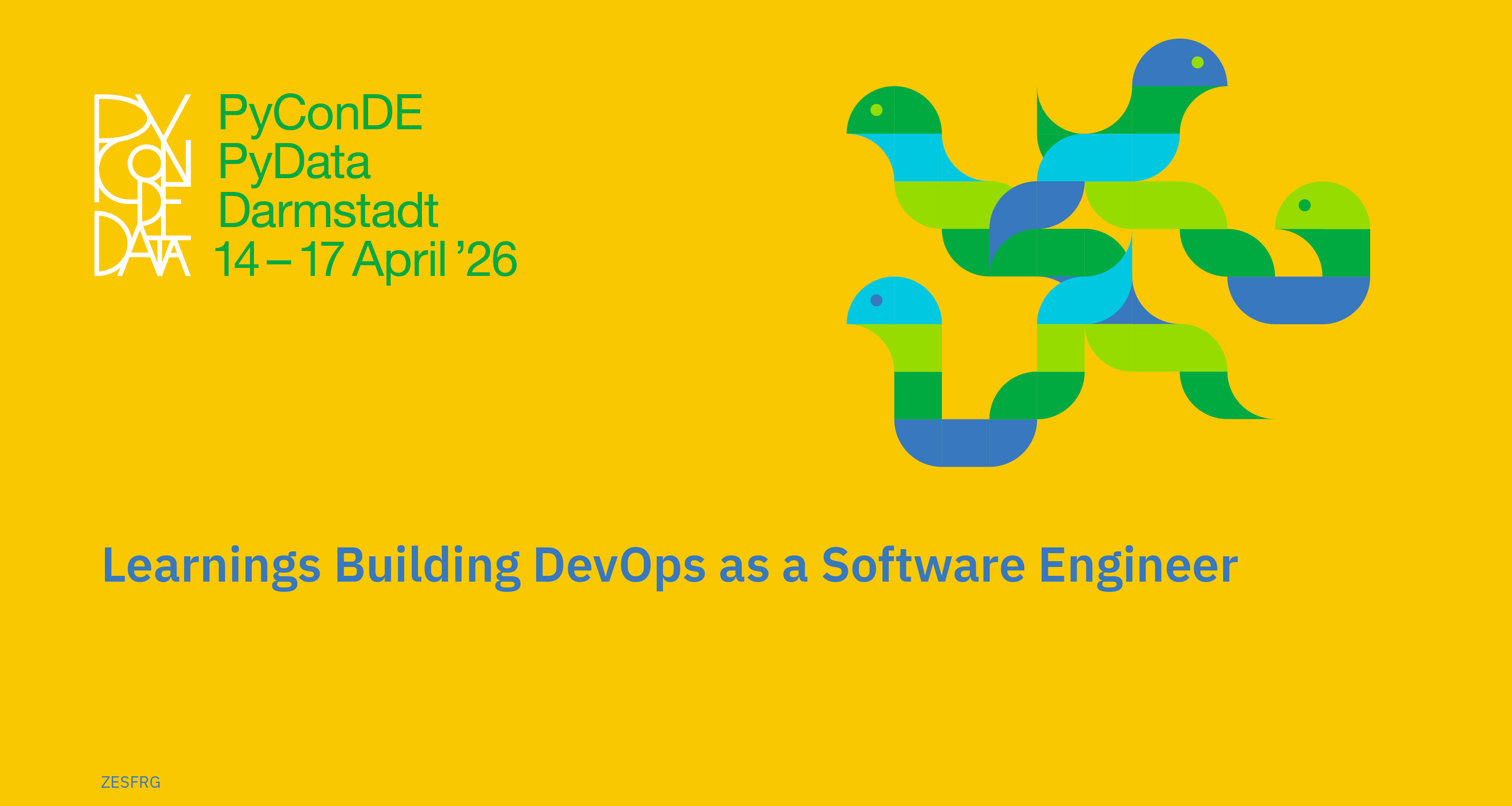 Social card for talk: Learnings Building DevOps as a Software Engineer