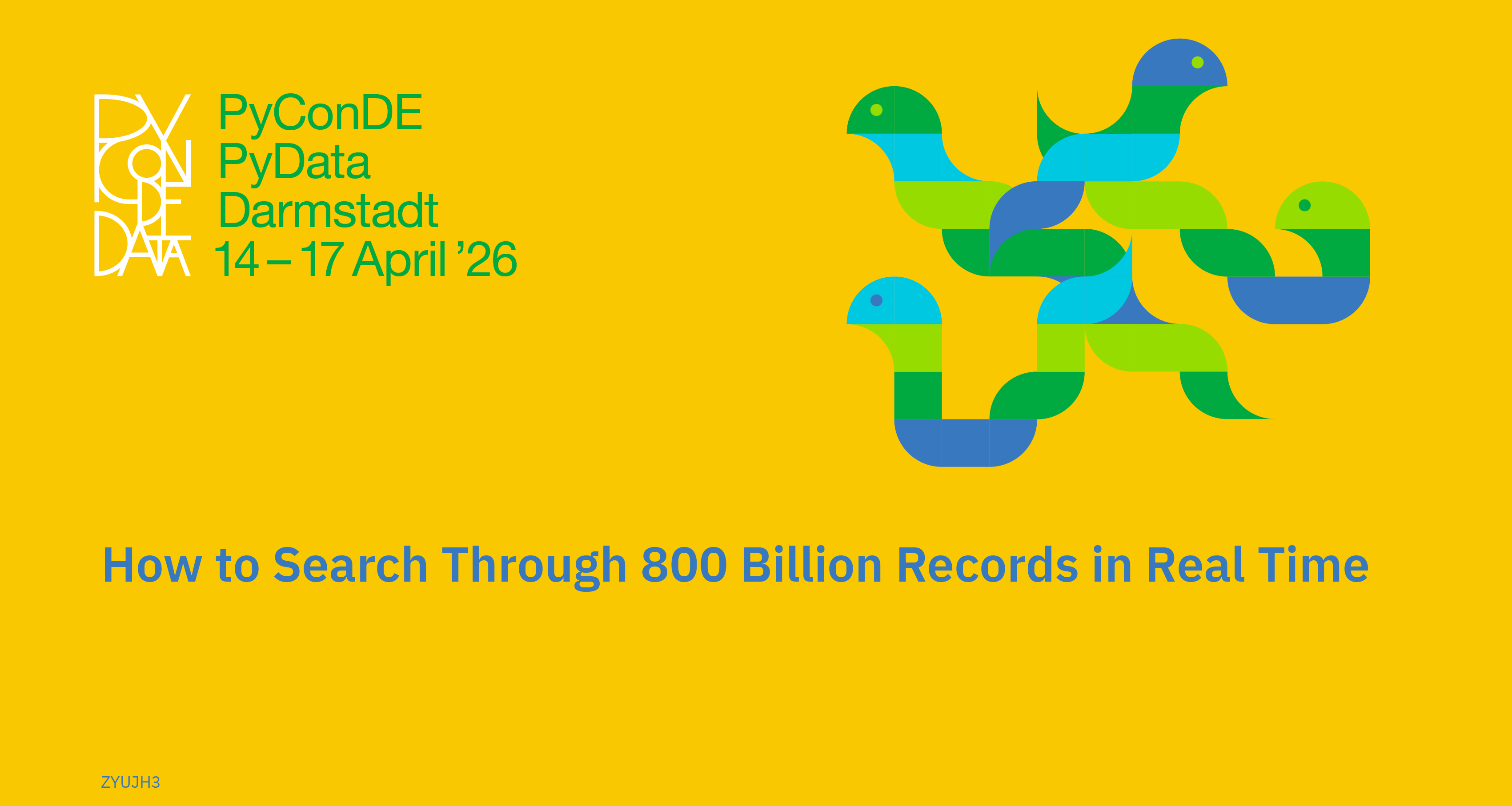 Social card for talk: How to Search Through 800 Billion Records in Real Time
